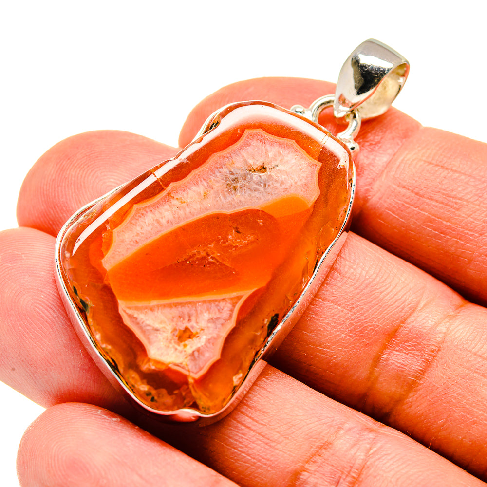 Agate Slice Pendants handcrafted by Ana Silver Co - PD741446