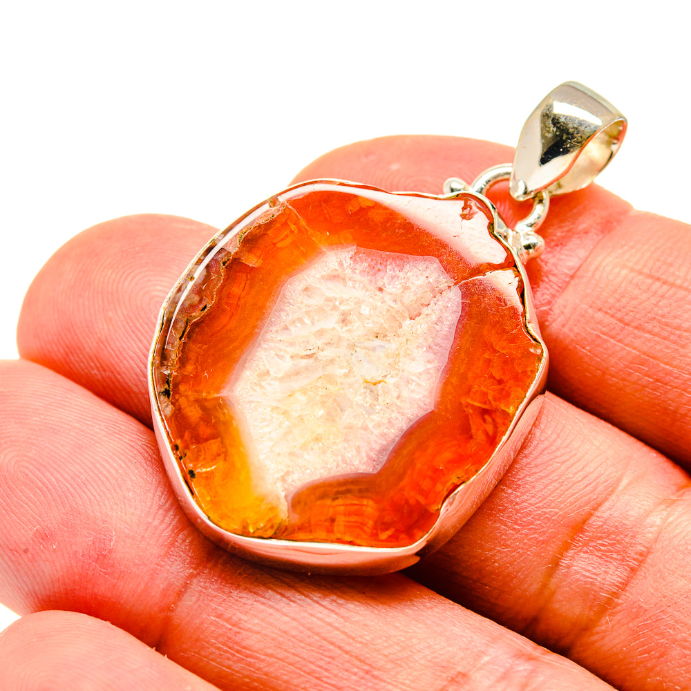 Agate Slice Pendants handcrafted by Ana Silver Co - PD741456