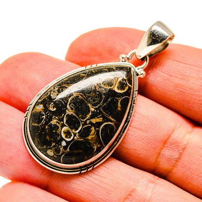 Turritella Agate Earrings handcrafted by Ana Silver Co - PD741612