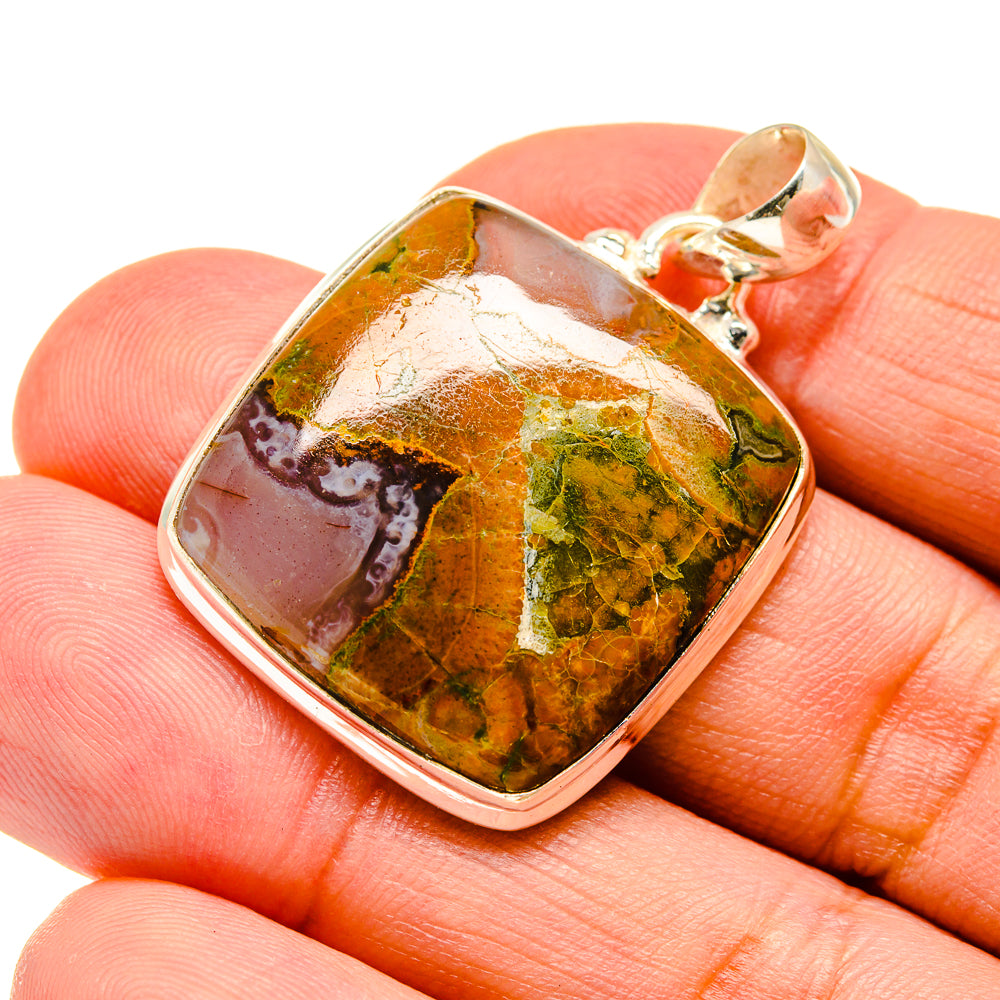 Rainforest Opal Pendants handcrafted by Ana Silver Co - PD741808
