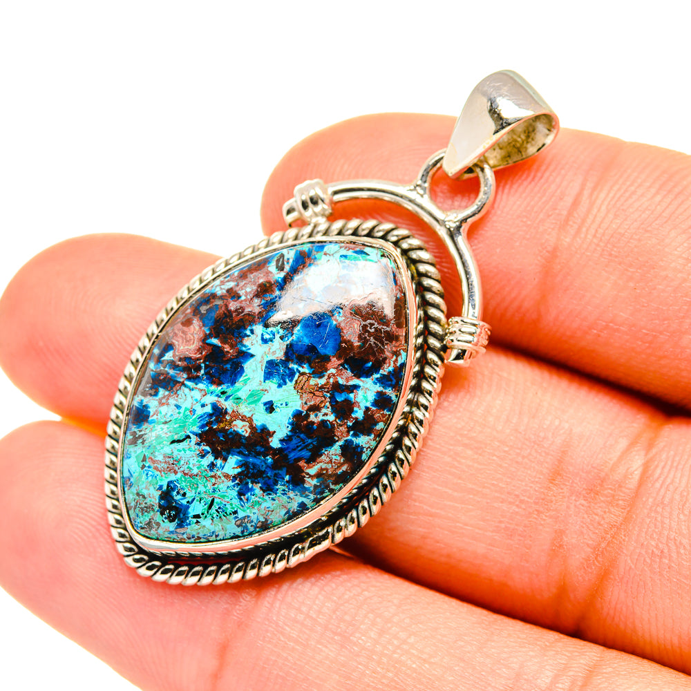 Shattuckite Pendants handcrafted by Ana Silver Co - PD7419