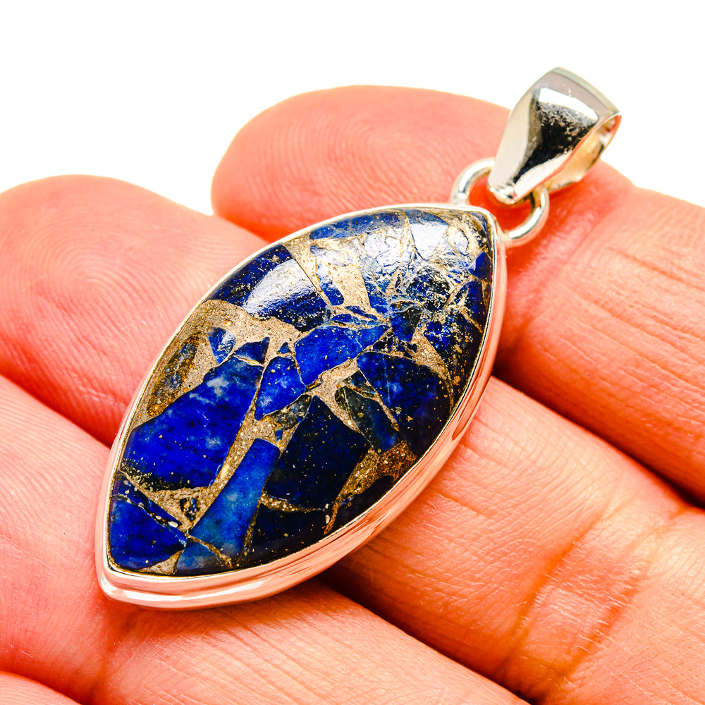 Copper Lapis Lazuli Pendants handcrafted by Ana Silver Co - PD741973