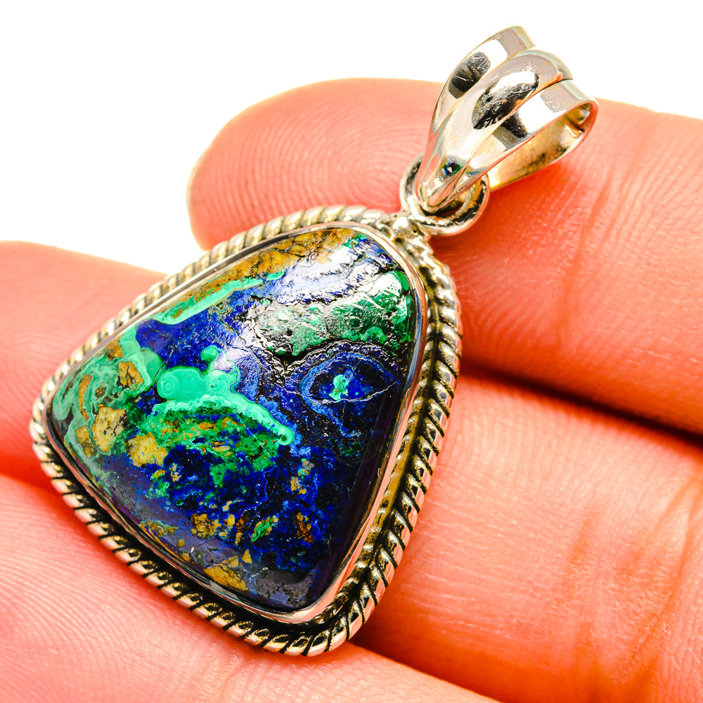 Azurite Pendants handcrafted by Ana Silver Co - PD7420