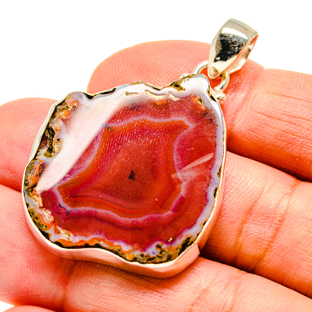 Agate Slice Pendants handcrafted by Ana Silver Co - PD742039