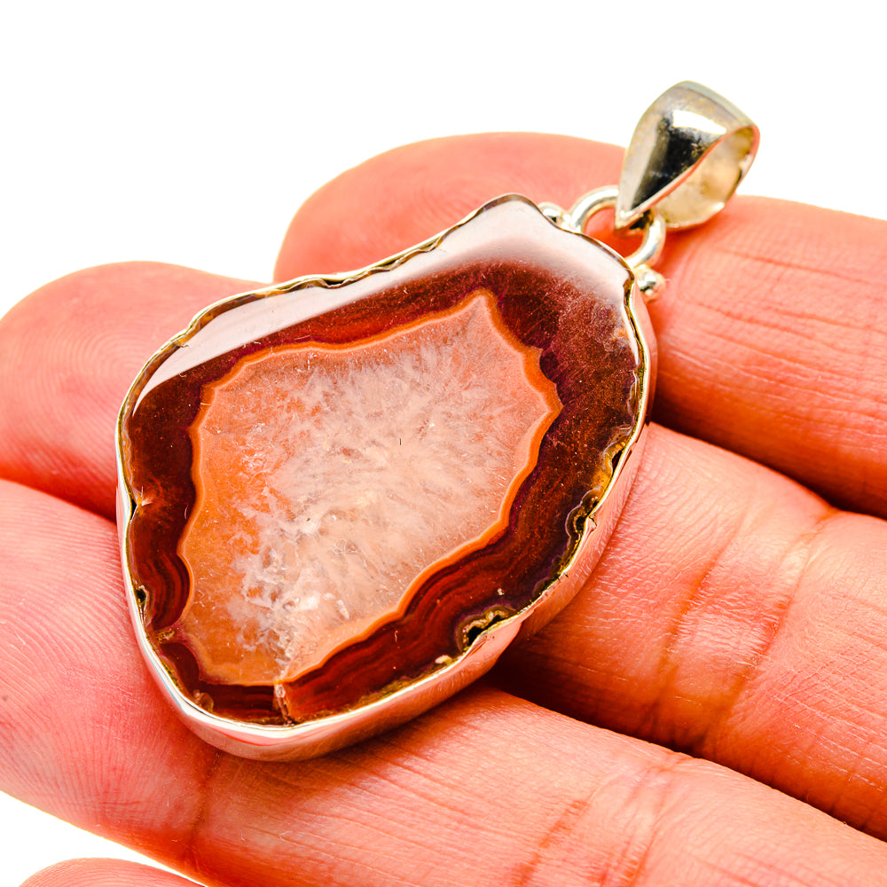 Agate Slice Pendants handcrafted by Ana Silver Co - PD742054
