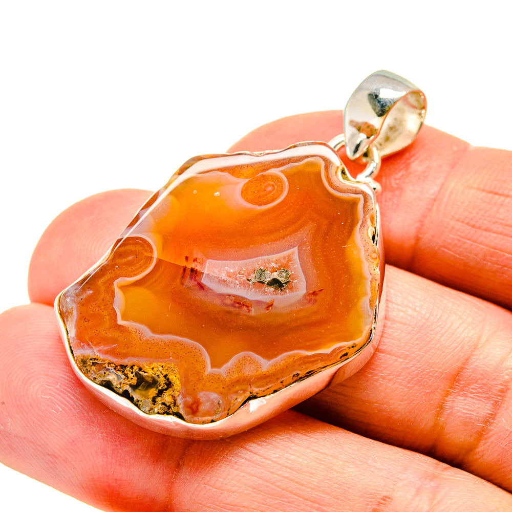 Agate Slice Pendants handcrafted by Ana Silver Co - PD742071
