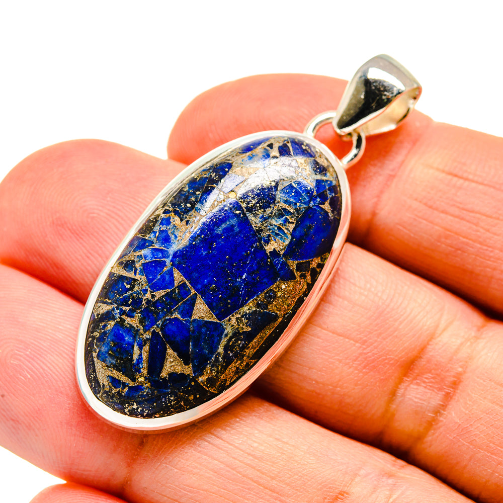 Copper Lapis Lazuli Pendants handcrafted by Ana Silver Co - PD742075