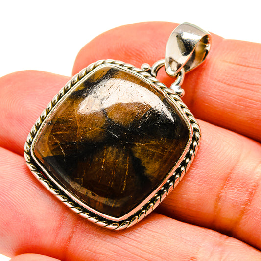 Chiastolite Pendants handcrafted by Ana Silver Co - PD742103