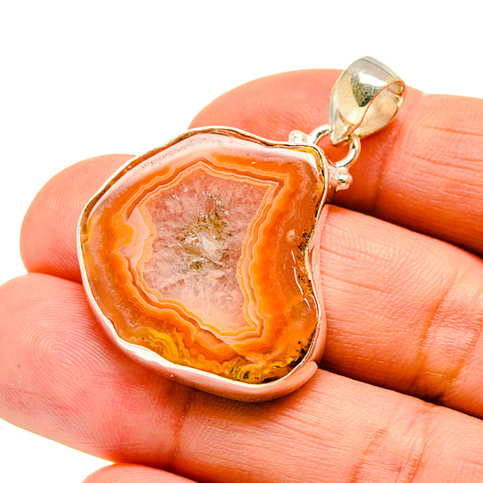 Agate Slice Pendants handcrafted by Ana Silver Co - PD742104