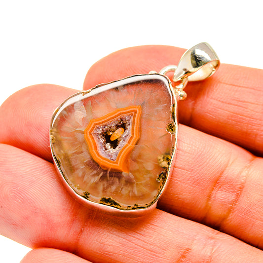 Agate Slice Pendants handcrafted by Ana Silver Co - PD742108