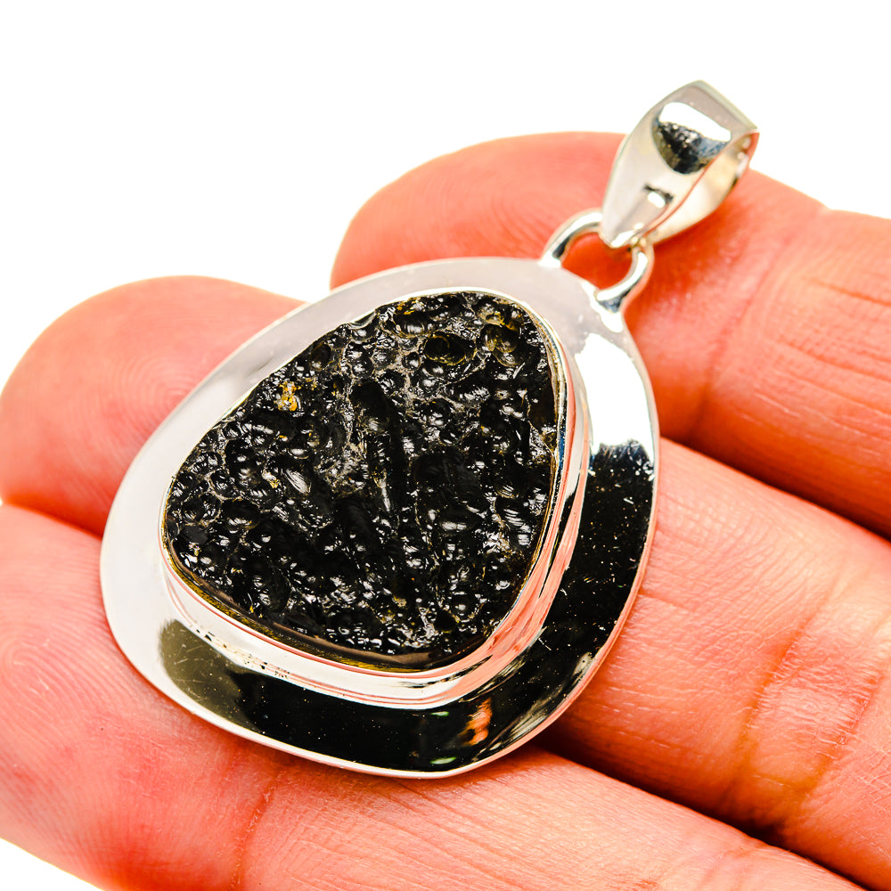 Tektite Pendants handcrafted by Ana Silver Co - PD742110