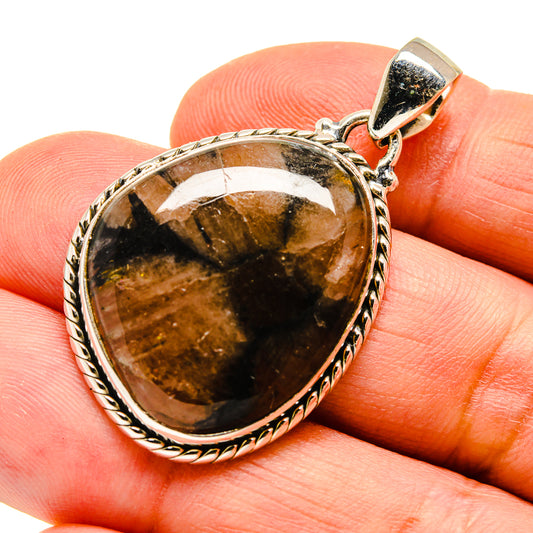 Chiastolite Pendants handcrafted by Ana Silver Co - PD742117