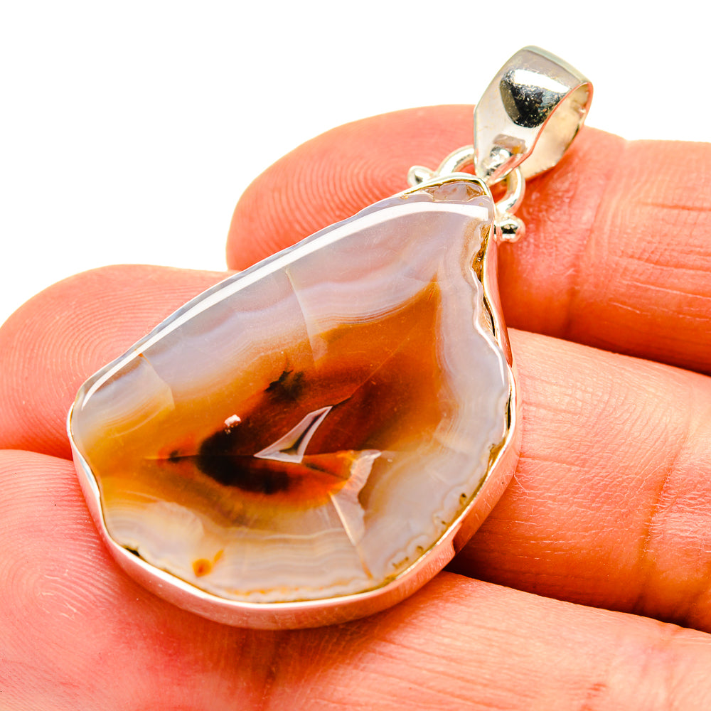 Agate Slice Pendants handcrafted by Ana Silver Co - PD742144