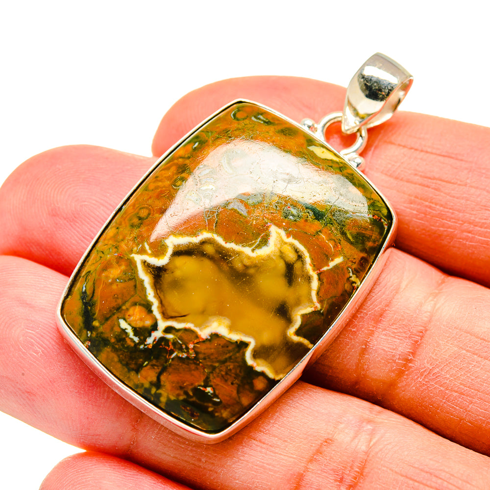 Rainforest Opal Pendants handcrafted by Ana Silver Co - PD742201
