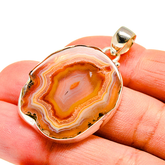 Agate Slice Pendants handcrafted by Ana Silver Co - PD742206