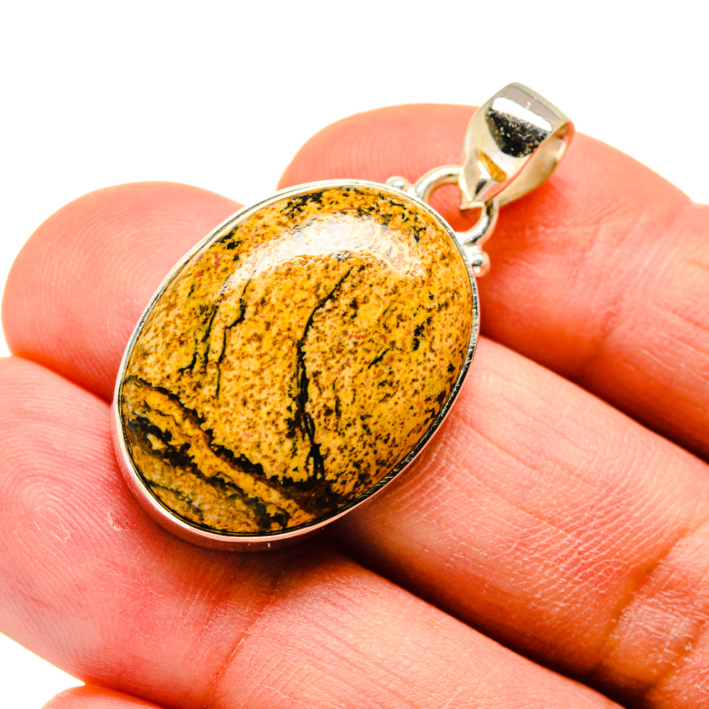 Picture Jasper Pendants handcrafted by Ana Silver Co - PD742246