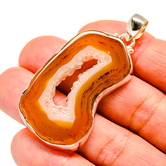 Agate Slice Pendants handcrafted by Ana Silver Co - PD742280