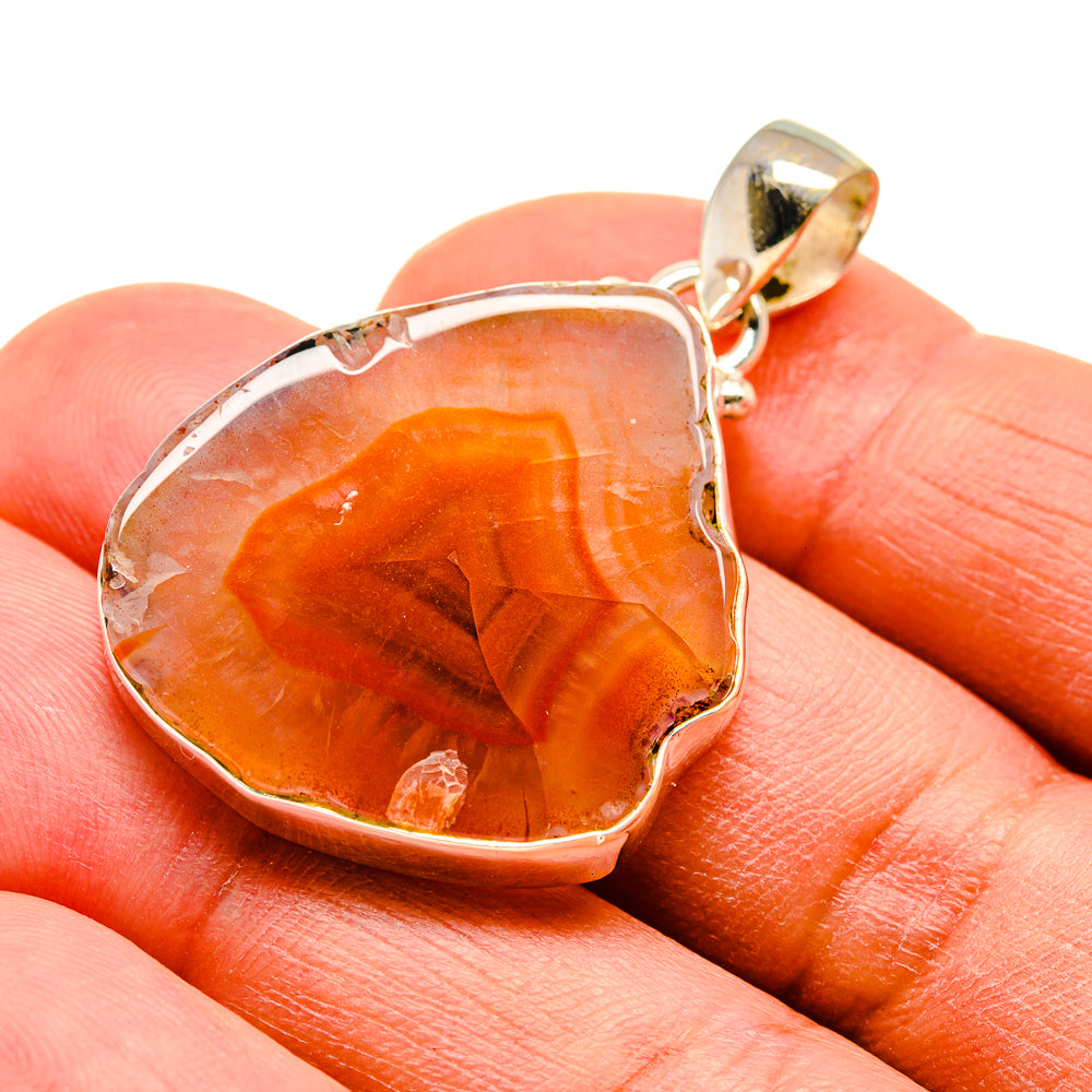 Agate Slice Pendants handcrafted by Ana Silver Co - PD742322
