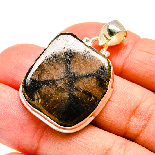 Chiastolite Pendants handcrafted by Ana Silver Co - PD742360