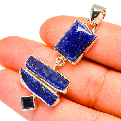 Lapis Lazuli Pendants handcrafted by Ana Silver Co - PD7424