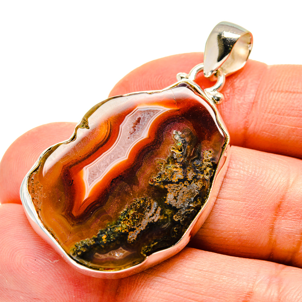 Agate Slice Pendants handcrafted by Ana Silver Co - PD742491