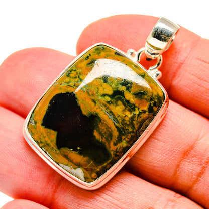 Rainforest Opal Pendants handcrafted by Ana Silver Co - PD742507