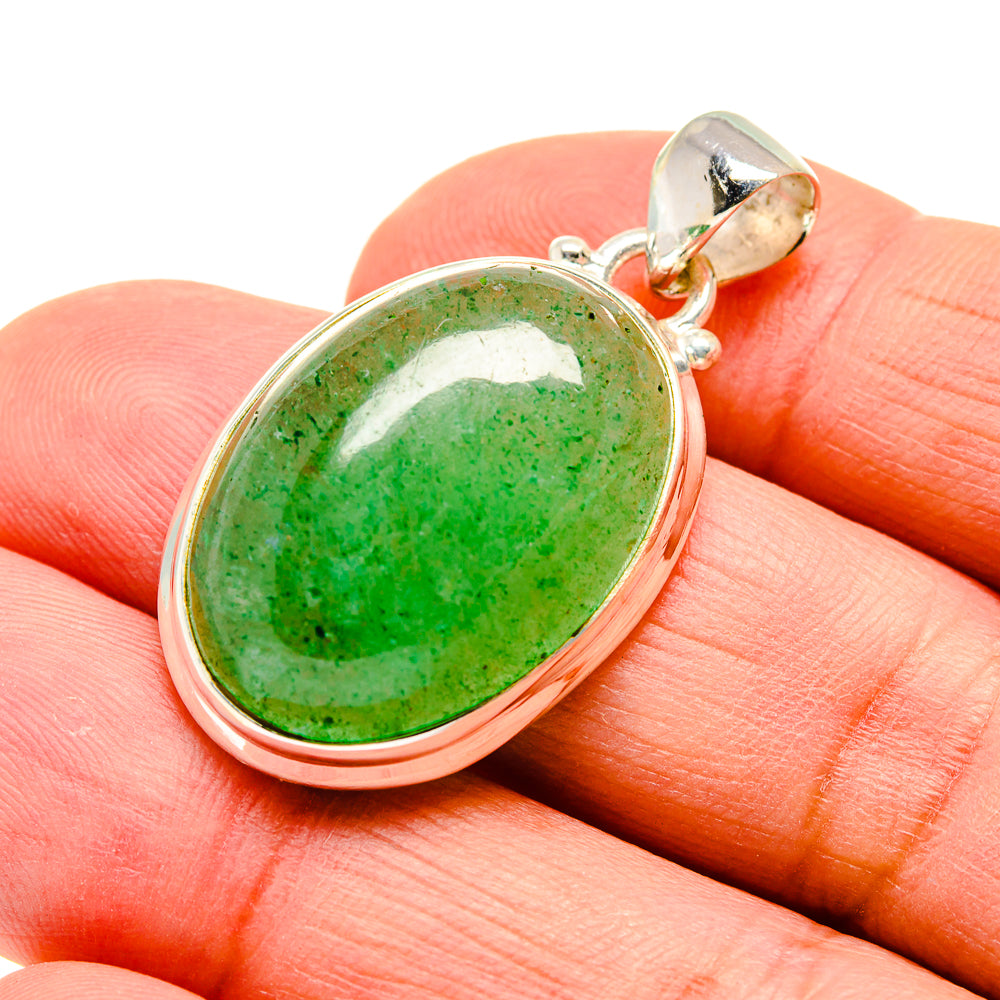 Green Aventurine Pendants handcrafted by Ana Silver Co - PD742521