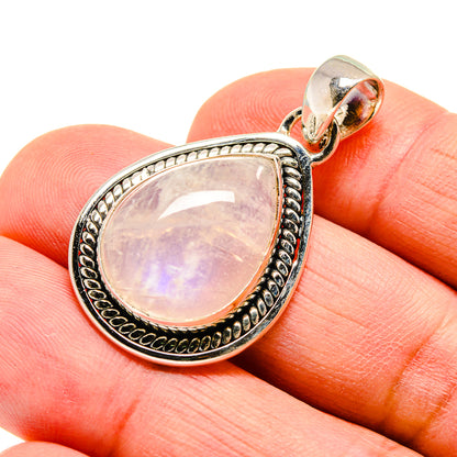 Rainbow Moonstone Pendants handcrafted by Ana Silver Co - PD742527