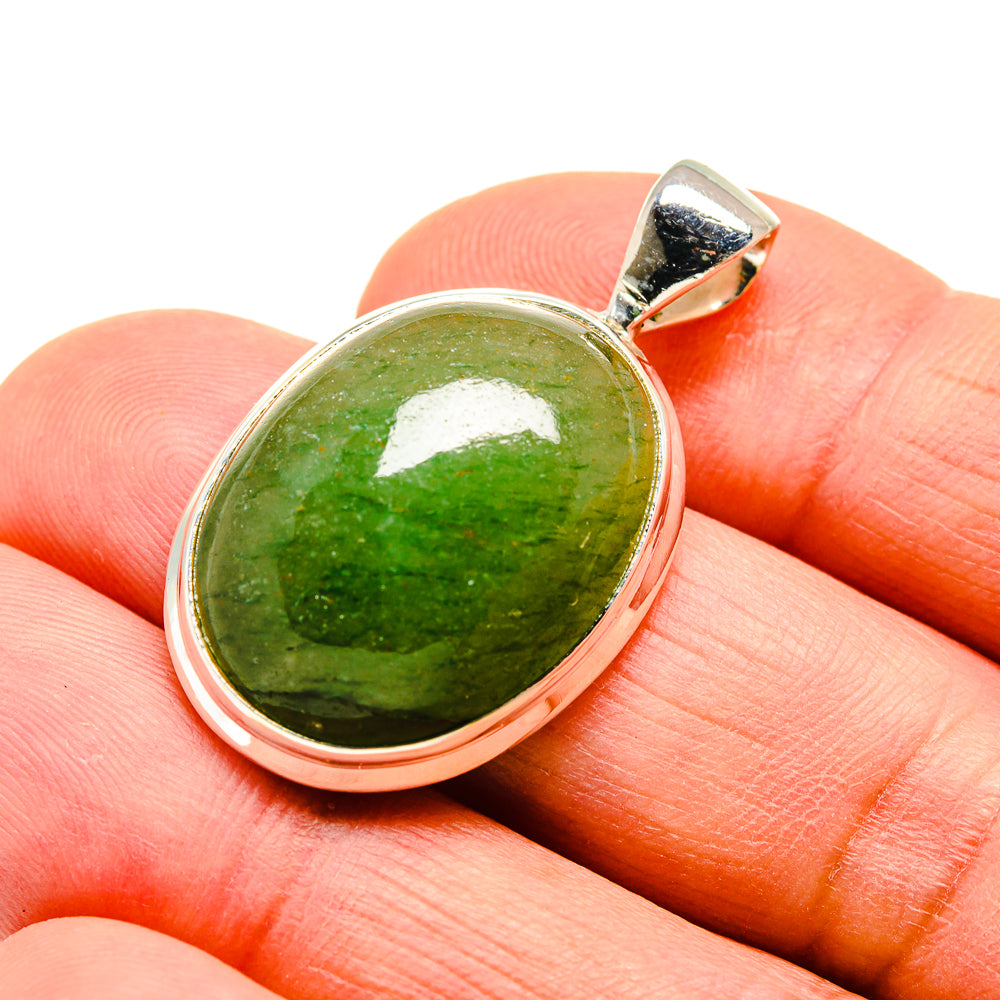 Green Aventurine Pendants handcrafted by Ana Silver Co - PD742533