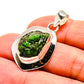 Chrome Diopside Pendants handcrafted by Ana Silver Co - PD742574