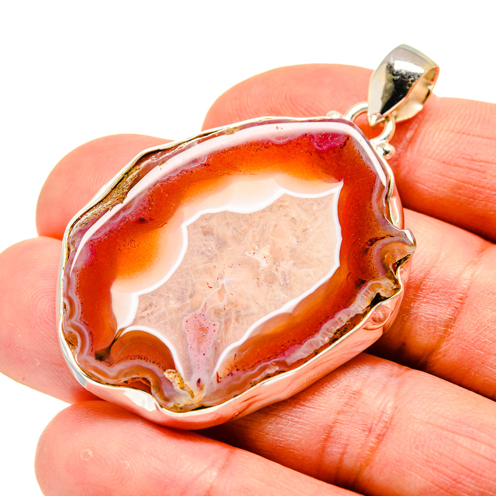 Agate Slice Pendants handcrafted by Ana Silver Co - PD742634