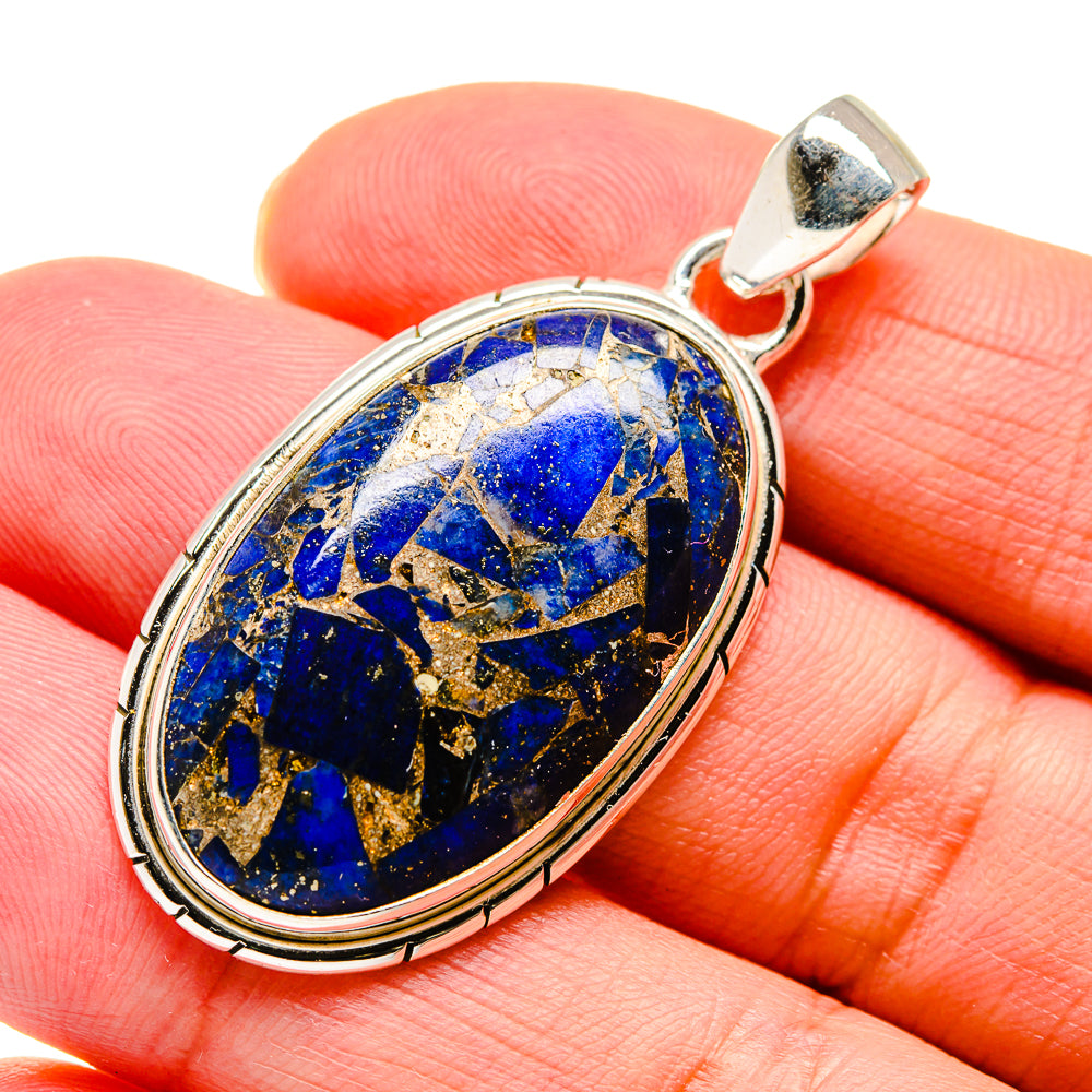 Copper Lapis Lazuli Pendants handcrafted by Ana Silver Co - PD742653