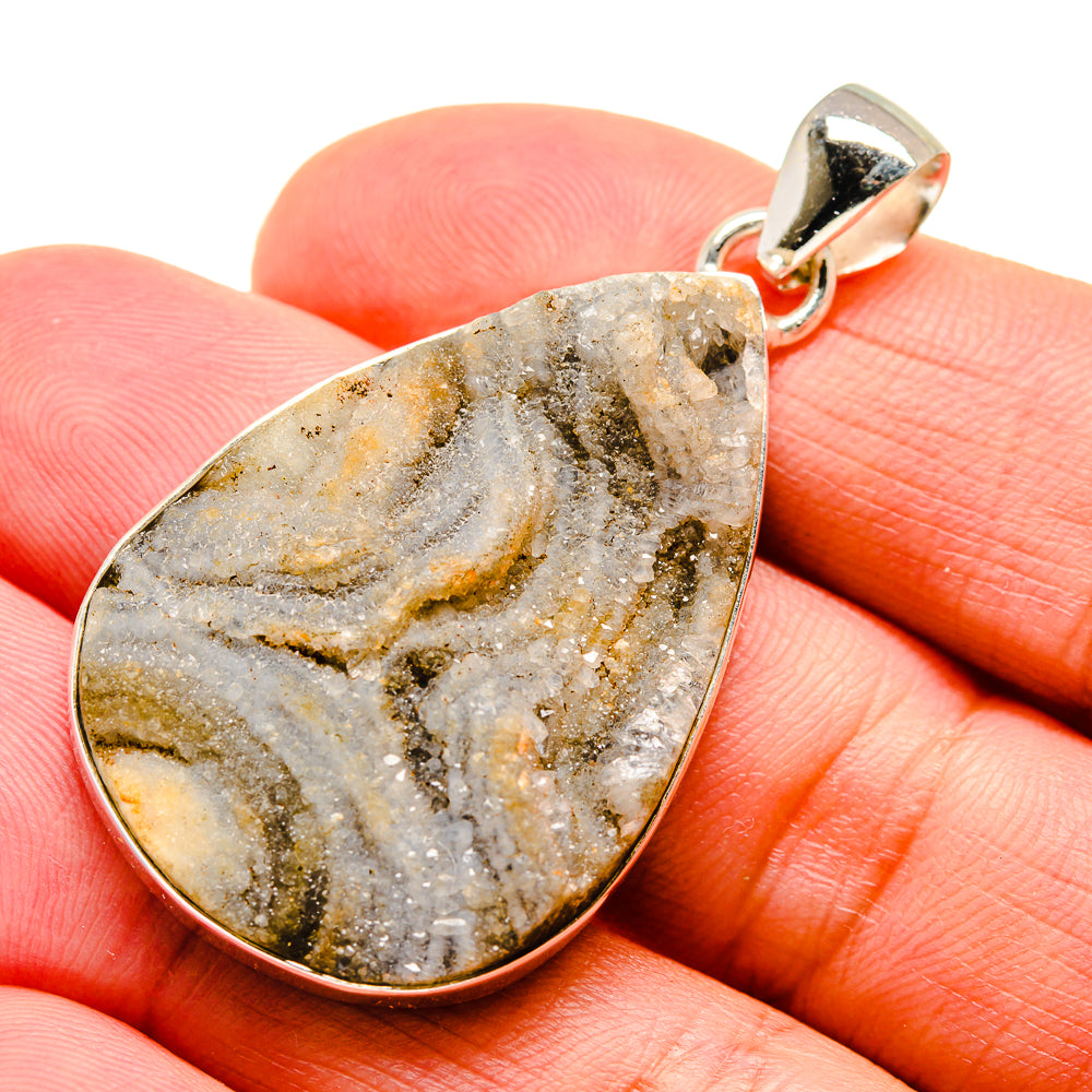 Desert Druzy Pendants handcrafted by Ana Silver Co - PD742654