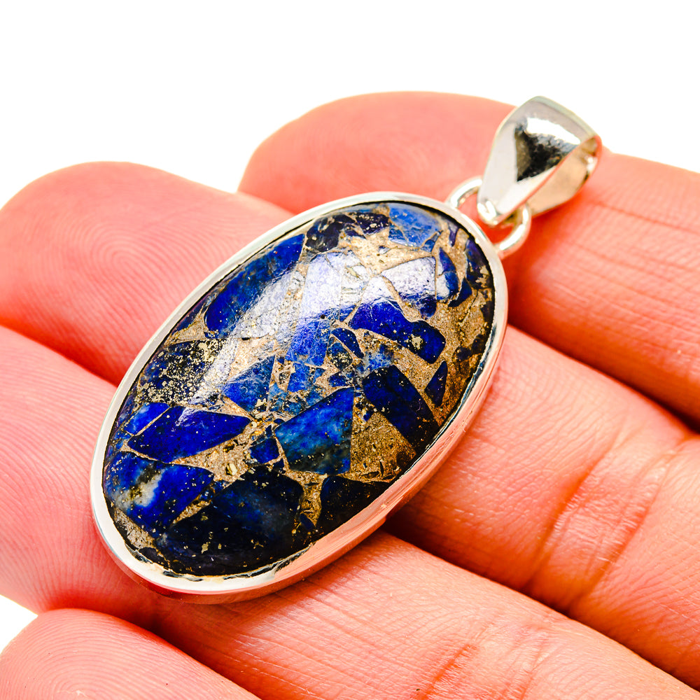 Copper Lapis Lazuli Pendants handcrafted by Ana Silver Co - PD742663