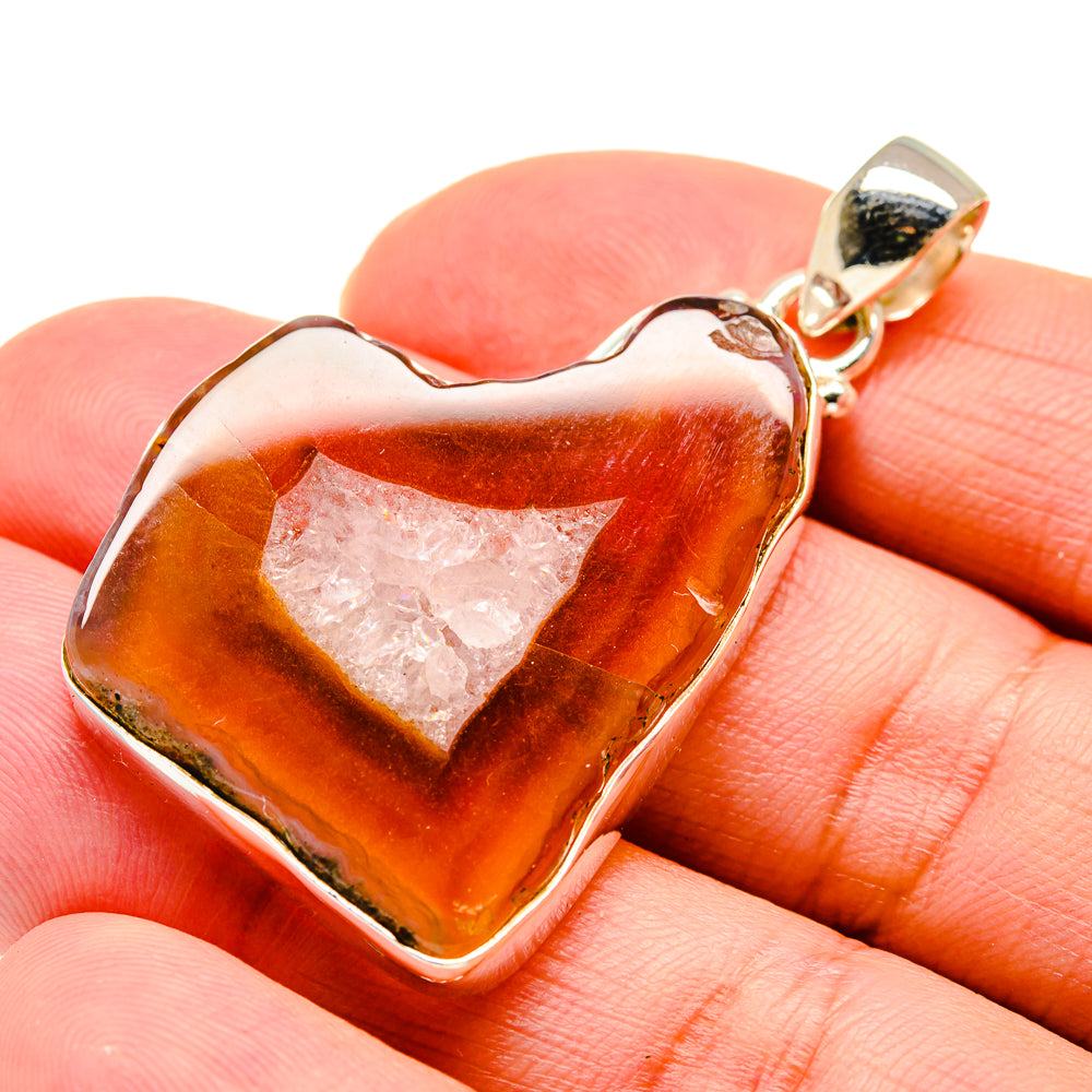Agate Slice Pendants handcrafted by Ana Silver Co - PD742665