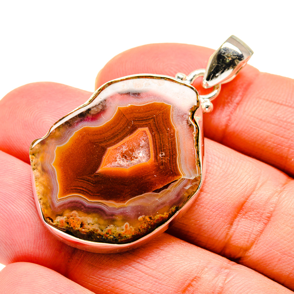Agate Slice Pendants handcrafted by Ana Silver Co - PD742666