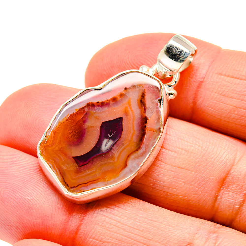 Agate Slice Pendants handcrafted by Ana Silver Co - PD742725