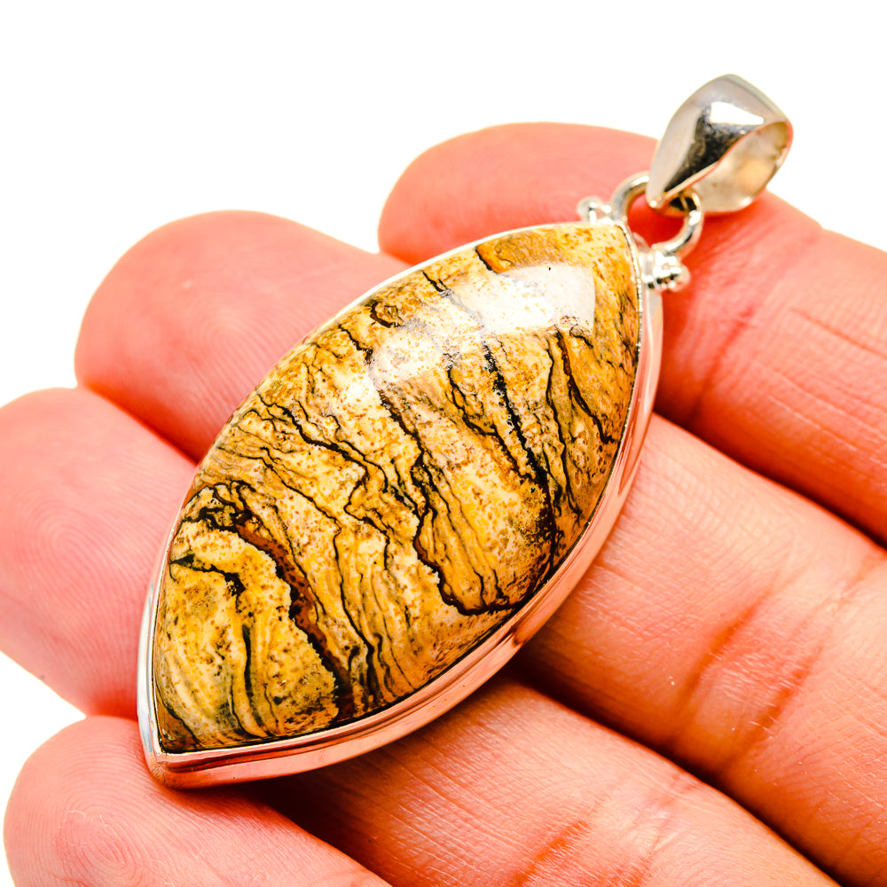 Picture Jasper Pendants handcrafted by Ana Silver Co - PD742805