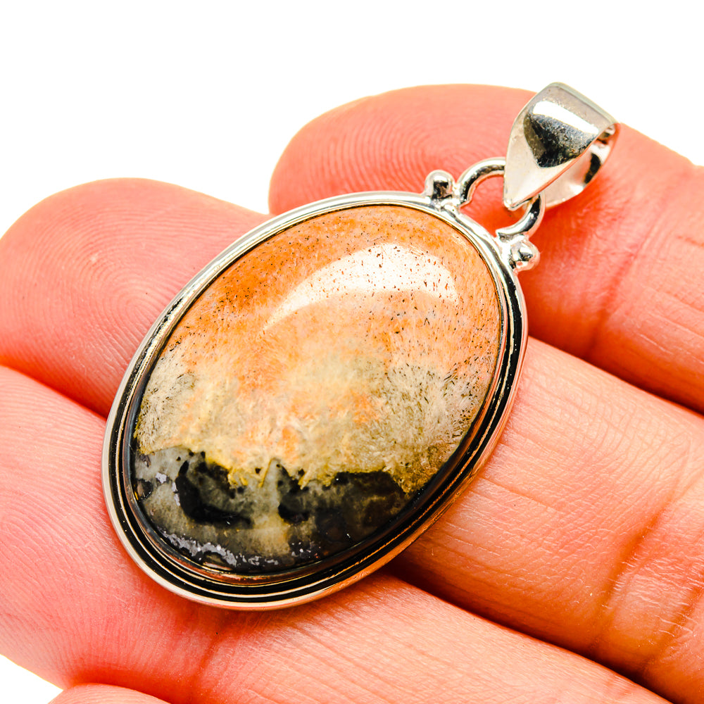Scolecite Pendants handcrafted by Ana Silver Co - PD742843