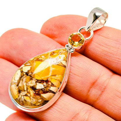 Brecciated Mookaite Pendants handcrafted by Ana Silver Co - PD742873