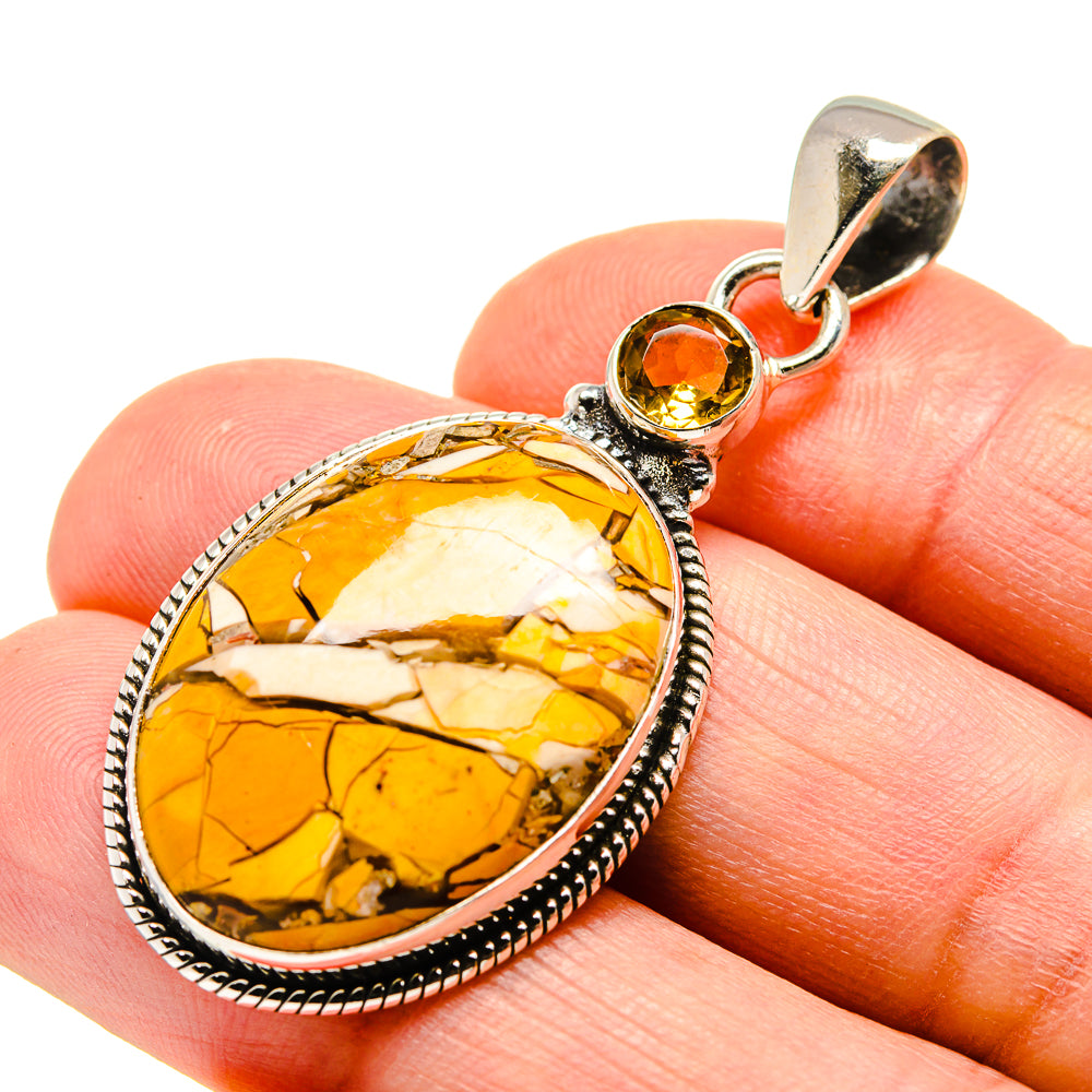Brecciated Mookaite Pendants handcrafted by Ana Silver Co - PD742939