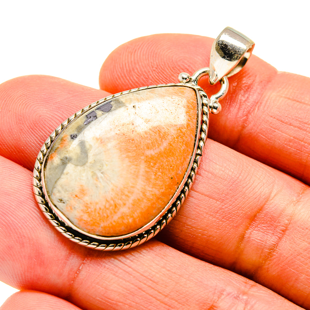 Scolecite Pendants handcrafted by Ana Silver Co - PD743003