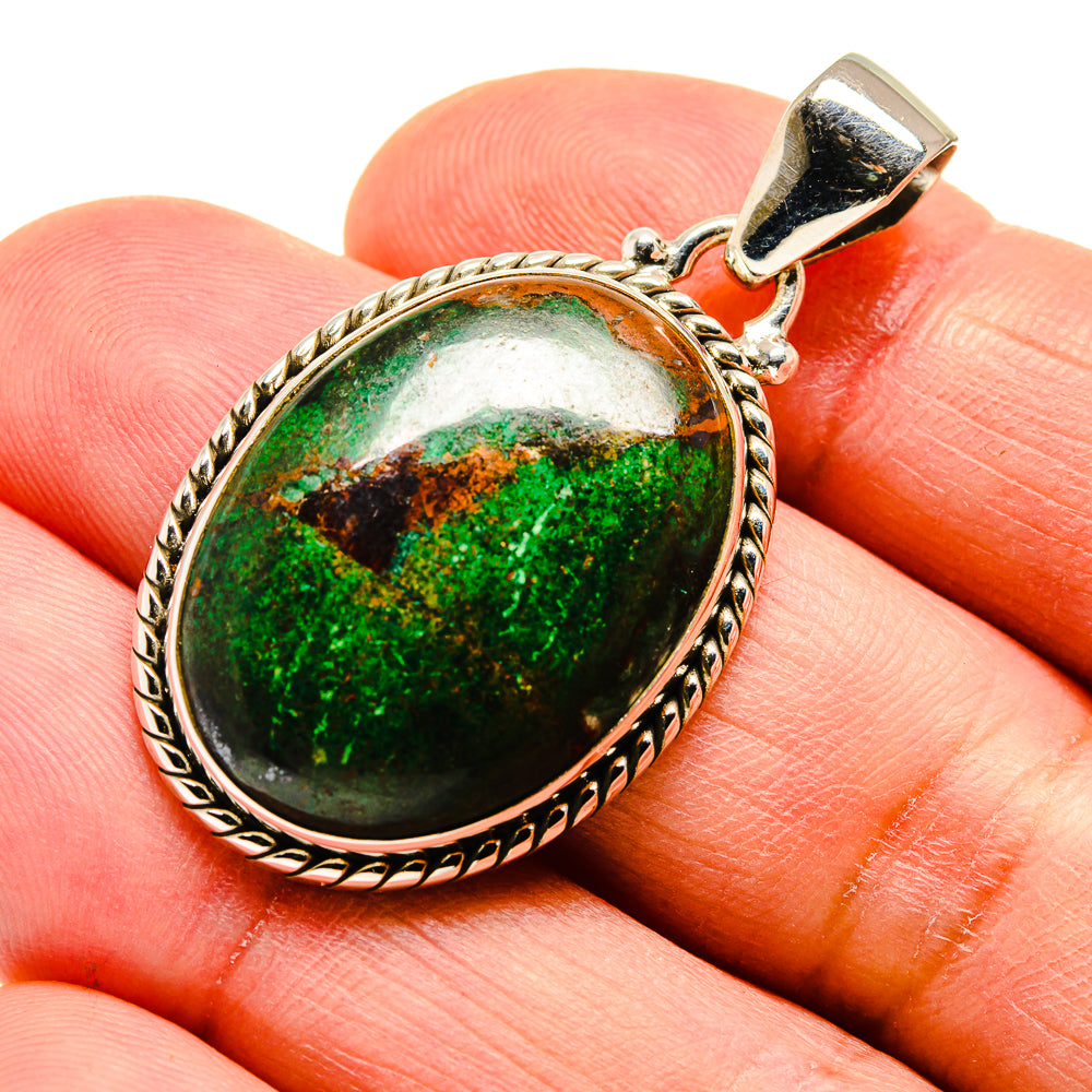 Chrysocolla Pendants handcrafted by Ana Silver Co - PD743078