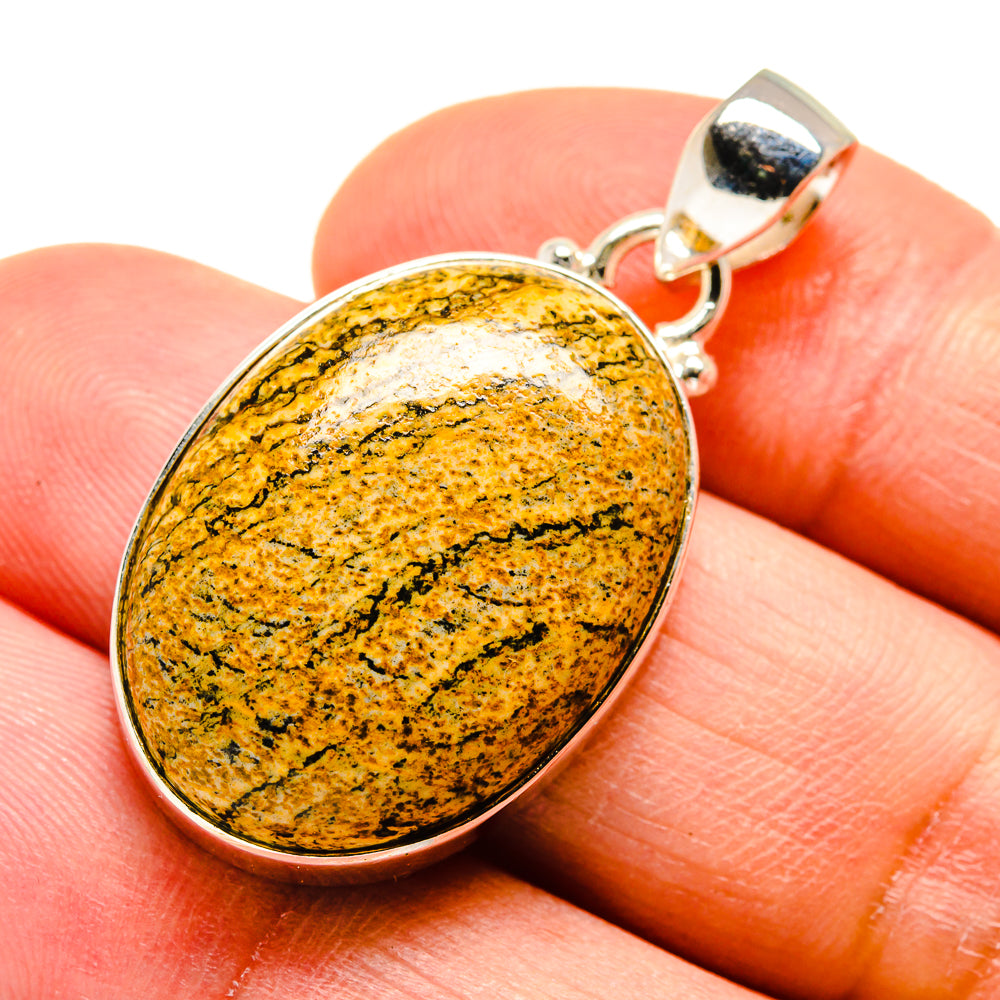 Picture Jasper Pendants handcrafted by Ana Silver Co - PD743092