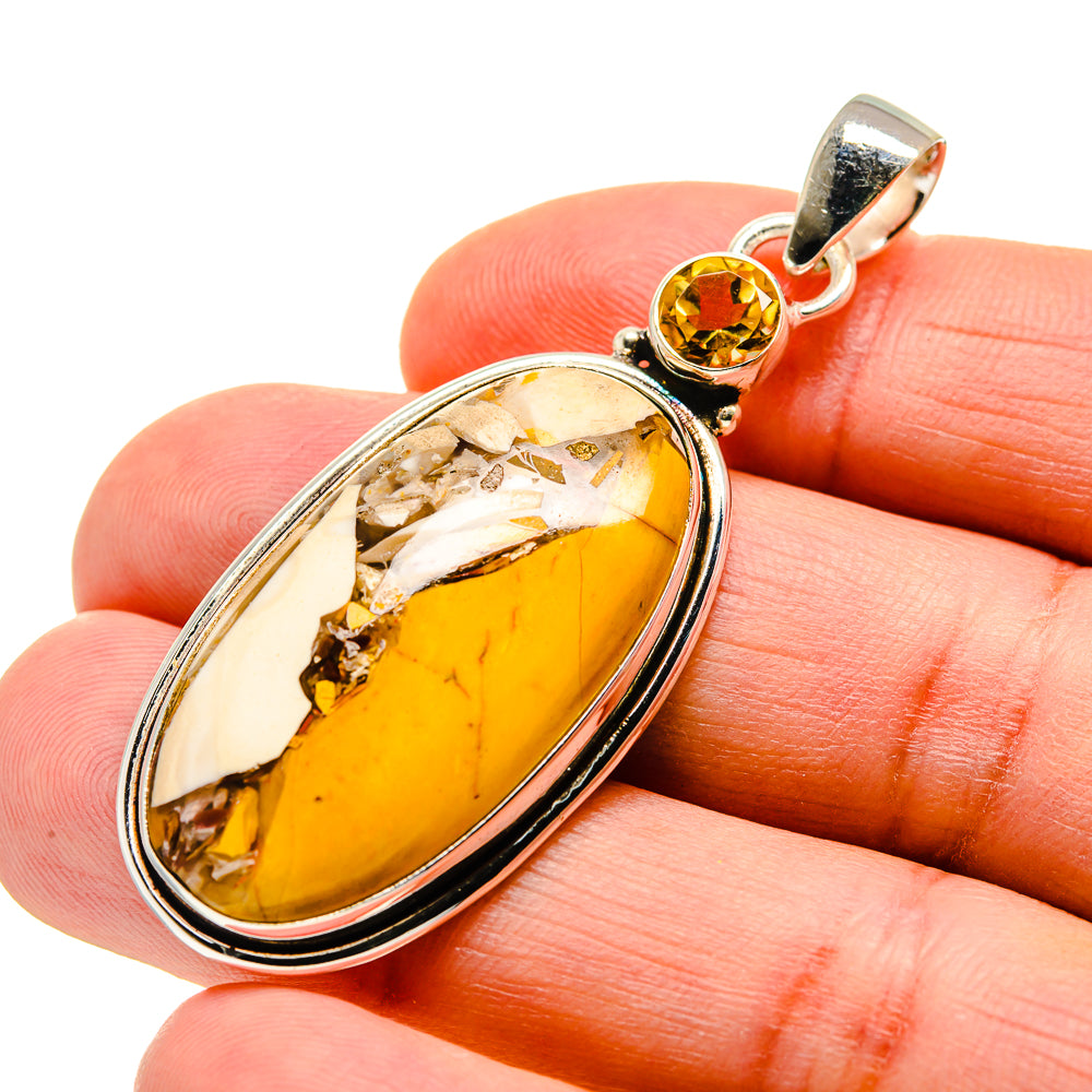 Brecciated Mookaite Pendants handcrafted by Ana Silver Co - PD743114