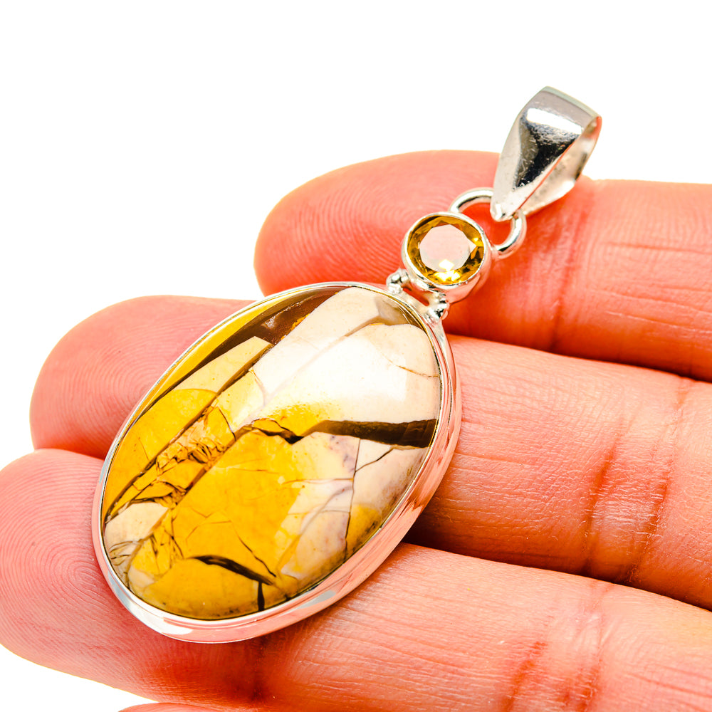 Brecciated Mookaite Pendants handcrafted by Ana Silver Co - PD743118