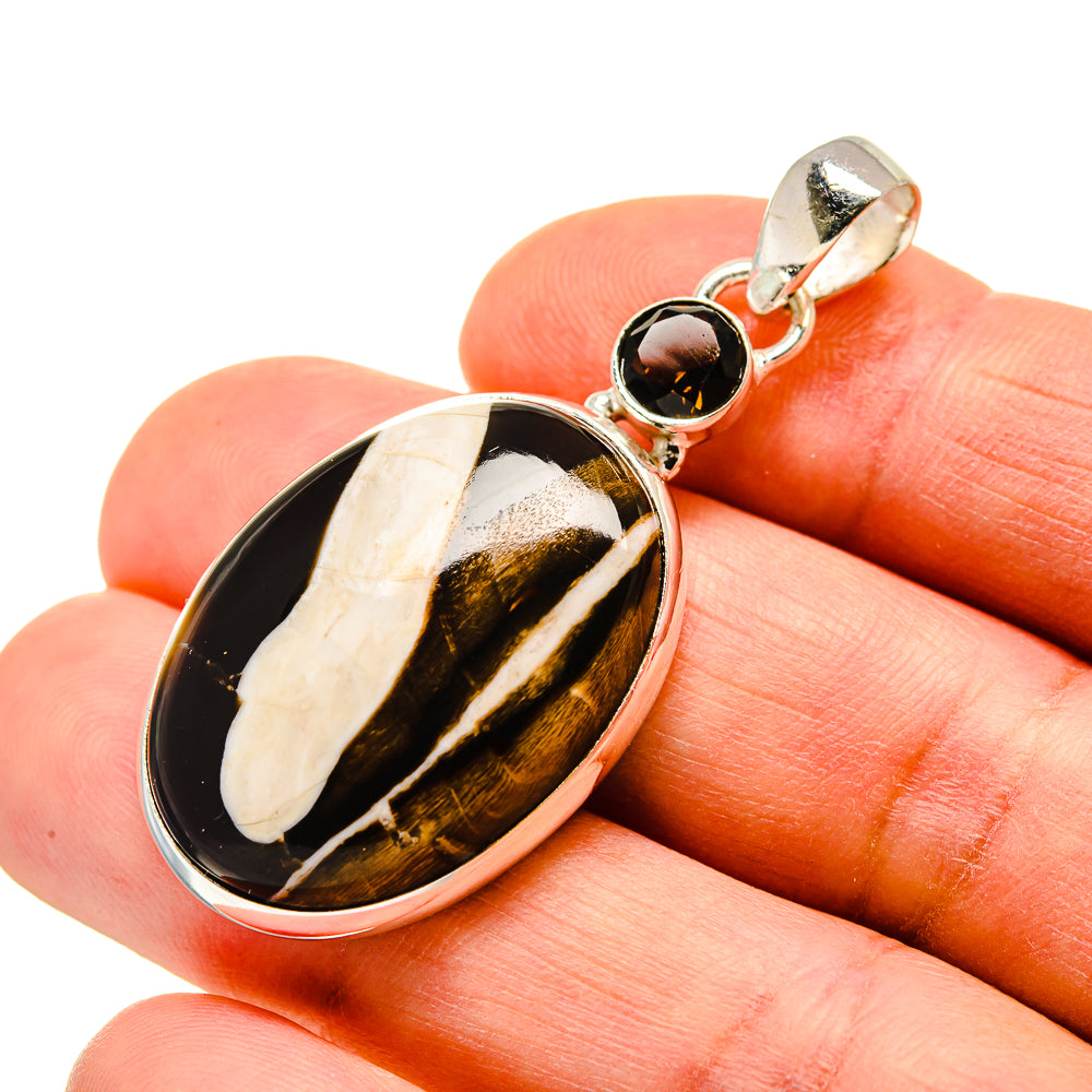 Peanut Wood Jasper Pendants handcrafted by Ana Silver Co - PD743221