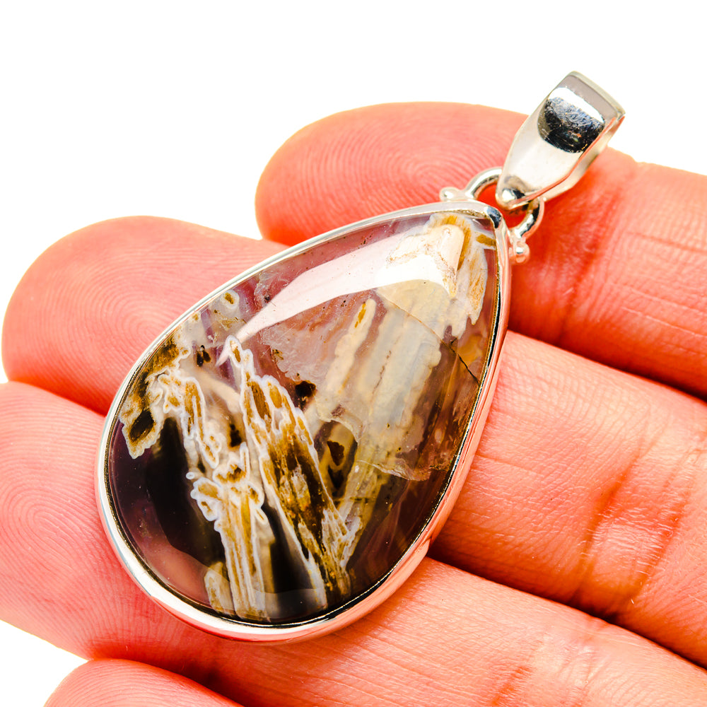 Turkish Tube Agate Pendants handcrafted by Ana Silver Co - PD743266