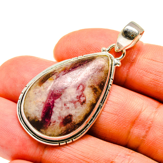Pink Tourmaline Pendants handcrafted by Ana Silver Co - PD743455