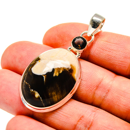 Peanut Wood Jasper Pendants handcrafted by Ana Silver Co - PD743524